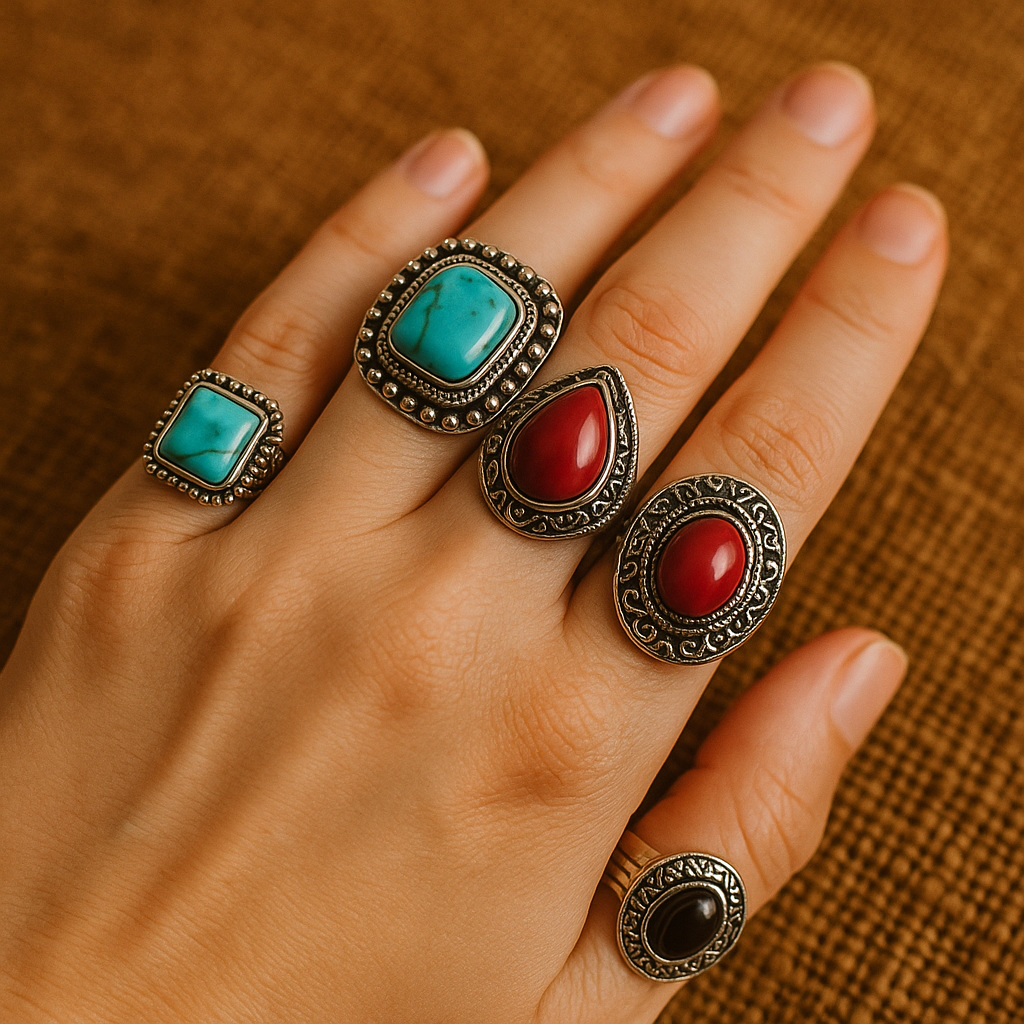 Bohemian Ringen – Spirituele & Vintage Designs | Menikleding