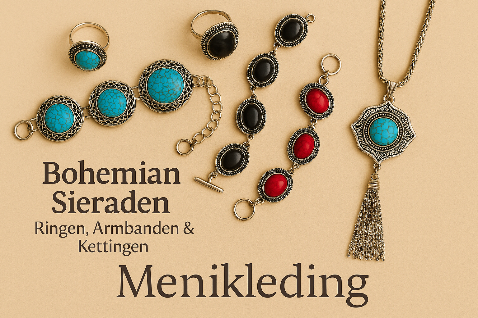 Bohemian Sieraden – Ringen, Armbanden & Kettingen | Menikleding