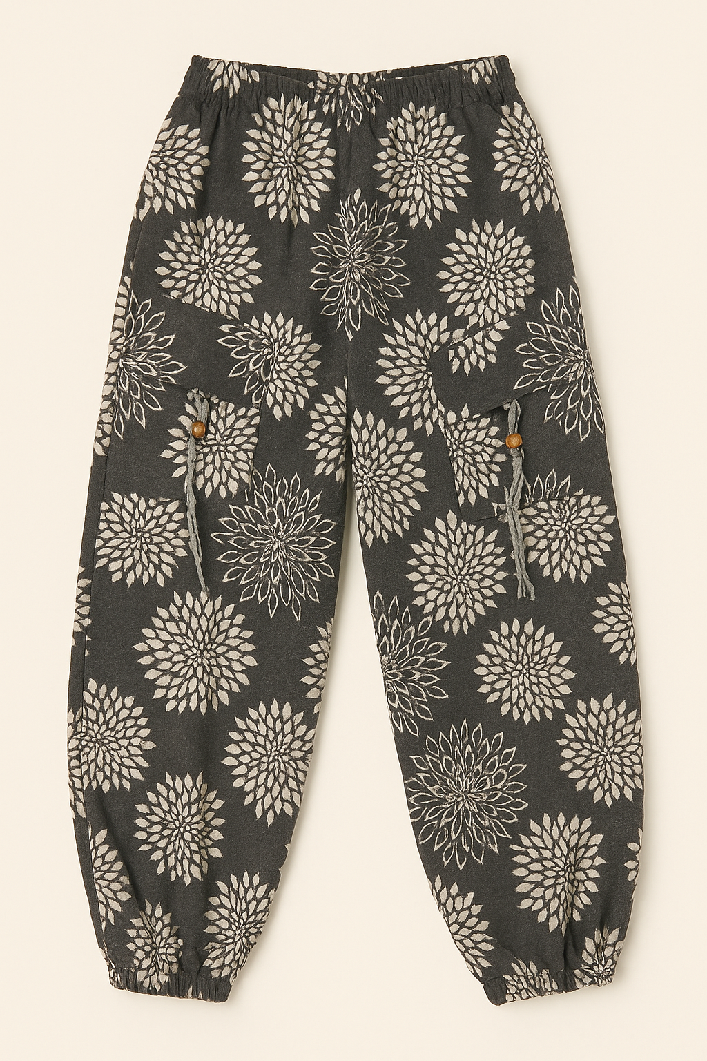 Bohemian Harem Broek van Zachte Wolmix – Handmade in Nepal | Menikleding