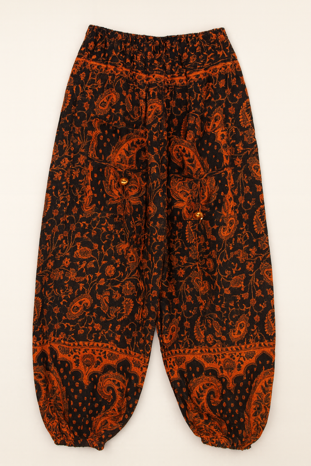Bohemian Harem Broek van Zachte Wolmix – Handmade in Nepal | Menikleding