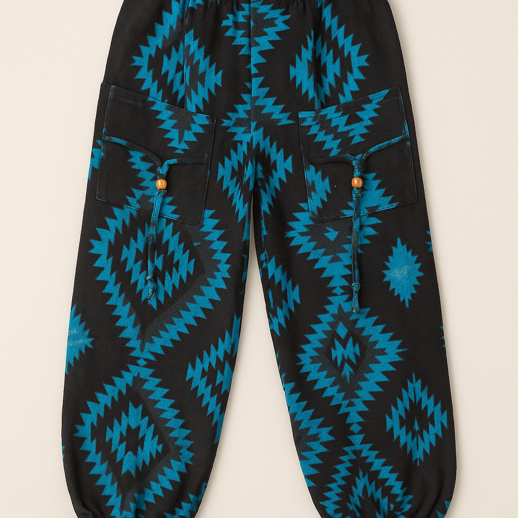 Bohemian Harem Broek van Zachte Wolmix – Handmade in Nepal | Menikleding